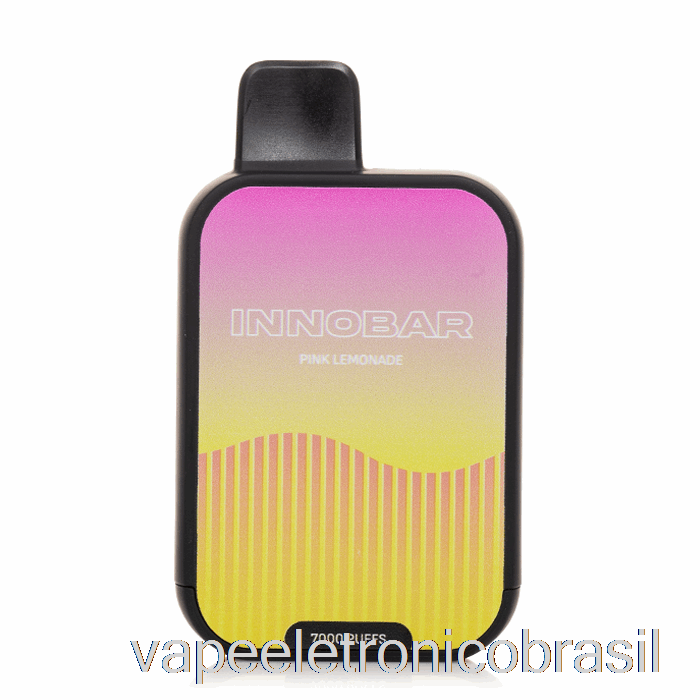 Vape Recarregável Innokin Innobar 7000 Descartável Limonada Rosa